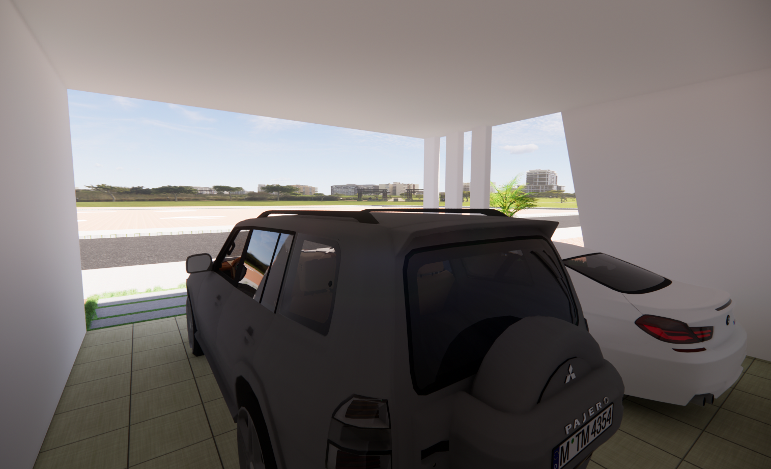 Garagem e Acesso Principal