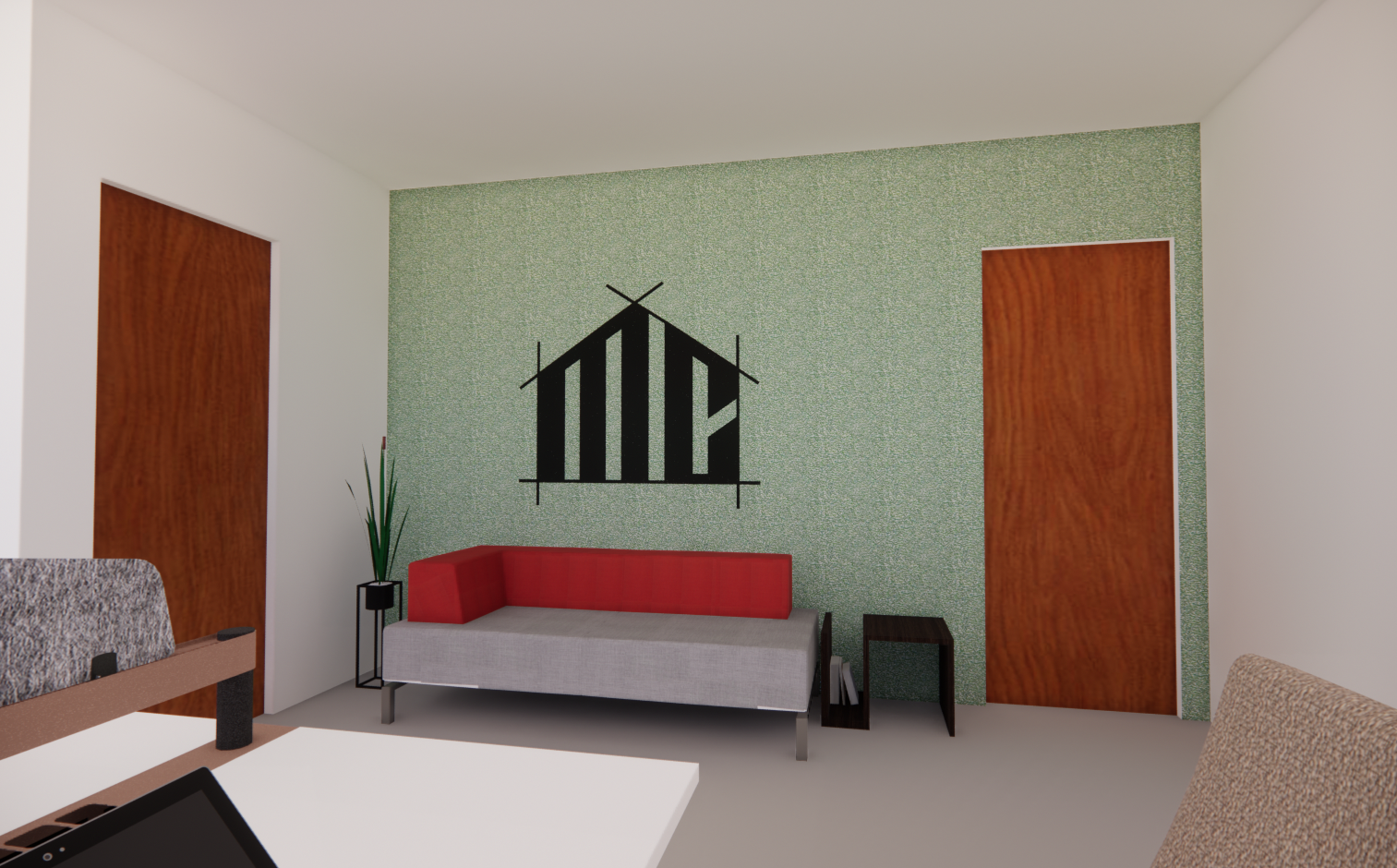 Render 3 - Área de Café e Socialização